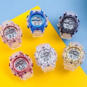 Wholesale Korean LED Luminescent Alarm Clock for Kids Sports Student <b>Electronic</b> <b>Watch</b> Square Plastic Manufactured Wholesale - Product Image 6