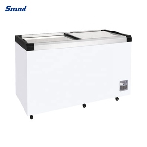 High Quality 500l Curved Island Display <b>Freezer</b> Glass Door Ice Chest Ddh-500xu(yx) <b>Freezer</b> Showcase - Product Image 3