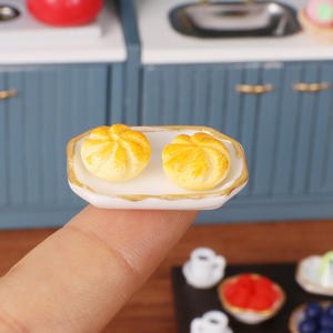Maison de poupée Mini simulation alimentaire japonaise Pain Gâteau Café <span class=keywords><strong>Dim</strong></span> sum Modèle de décoration de maison de poupée miniature - Product Image 2