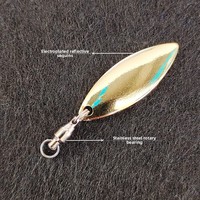 Leurre Vivant Scintillant Type Grenouille VIB avec Feuille Réfléchissante Modifiée Sans Hameçons pour la Pêche à la Truite en Rivière et en Lac – Accessoires de Pêche