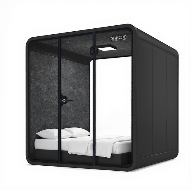 Best Customizable Smart Modular Capsule Nap Pods Airport Office Capsule Bed Sleeping Pods for Airports