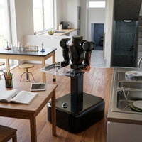 Robot IA bipèdés à double bras programmable pour la production électronique et l'éducation des services à domicile
