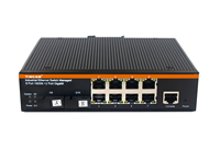 Commutateur Ethernet intelligent TiNCAM géré, 10 ports Gigabit (2*SFP+ 8*RJ45), alimentation 120W, pour caméra IP