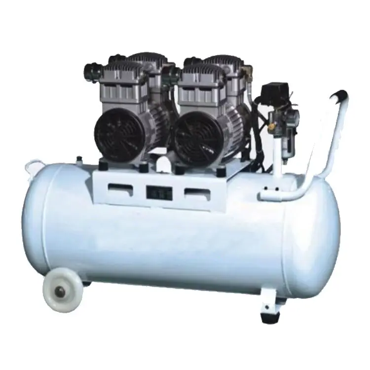 Professional Manufacturer New Material Oil Free 550w 1.5-4hp 8 Bar 50-100 liter Quiet Air Compressor