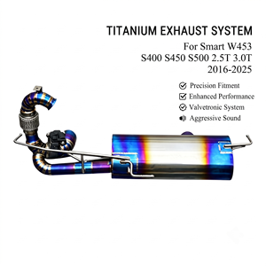 Vortex Factory-Direct Burnt-Titanium Piping <b>Kit</b> For Smart W453 1.0 0.9T 2016-2025 Luxury-Tuning - Product Image 1