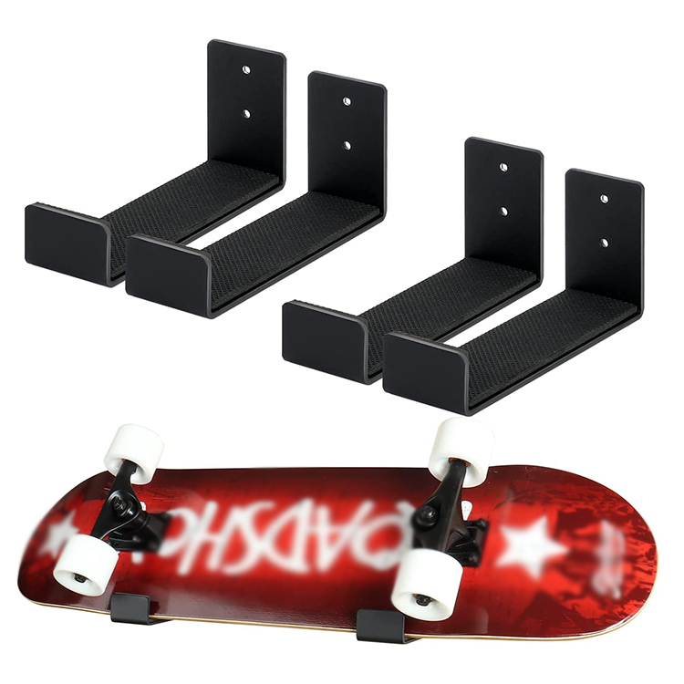2 SUPPORTS MURAUX POUR SKATEBOARD - AFFICHAGE & RANGEMENT - 3DBELI LOT DE 2