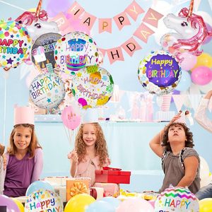 Wholesale Eco-Friendly 18 Inch Round Foil <b>Balloons</b> Birthday Cartoon Printing Helium Indoor Use Baby Shower <b>Party</b> Decor - Product Image 3
