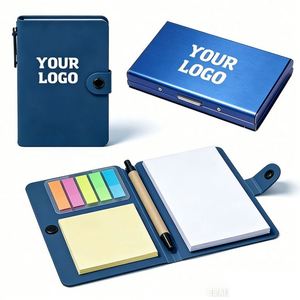 Manufacturers Wholesale Custom Notepad with Pen Self-Adhesive Paper Strips for Office Work Business Promo Gift <b>Notepads</b> - Product Image 1