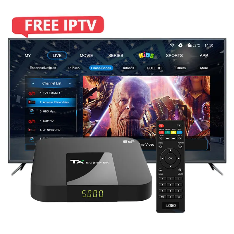 Android Set Top Box 4 Core 4gb 16gb 32gb Certificate Hd Video Android Tx Super 8k Internet TV Box Smart Android Tv Box