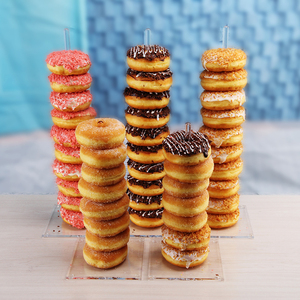 Venta al por mayor, 5 unidades por juego, expositores de rosquillas de acrílico transparente - Product Image 4