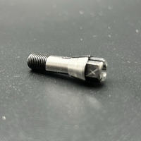Mandrin à ressort manuel double pince en acier inoxydable HTT haute précision, précision 0,01 mm, pour machines CNC, perçage de trous profonds