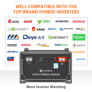 ラックマウント型リチウム電池10kwh 15kwh 512v 48V 51.2V 100Ah 200Ah 300Ah 5KW 10KW 15KW LiFePO4太陽風エネルギー貯蔵システム - Product Image 4