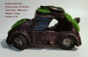 Decorazioni per Acquario, Ornamenti in Resina Creativi a Forma di Auto Classica - Product Image 4