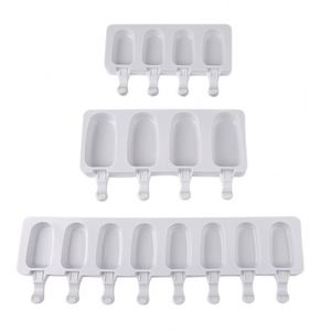Nouvel Outil DIY 2023 pour Glaces en Silicone – Moules à Sucettes Glacées en Silicone à 4 Cavités pour Congélateur - Product Image 1
