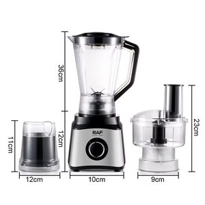 Licuadora de Vidrio de Alta Velocidad de 500 W, Licuadora de Frutas, Licuadora de Jugos, Máquina de Cocina de Acero Inoxidable, Exprimidor Dos en Uno - Product Image 2