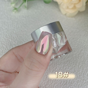 ผงกระจกออโรร่า 24 สี สำหรับตกแต่งเล็บ ให้เอฟเฟกต์แว่นกันแดด โครมเมียม - Product Image 6