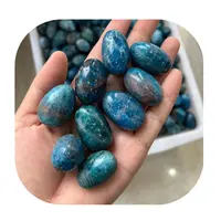 대량 도매 20-30mm 고품질 크리스탈 치유 돌 자연 블루 apatite 넘어 돌 판매