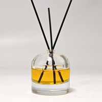 Bouteilles vides pour diffuseur de parfum 30/50/100 ml en verre transparent, contenants d'aromathérapie avec bâtonnets en fibre pour la décoration de la maison et des hôtels
