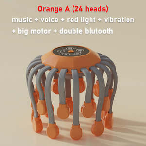 20 Punkt Octopus Claw Relaxation Kopf <span class=keywords><strong>massage</strong></span> gerät Smart Electric Scalp <span class=keywords><strong>Massage</strong></span> Tool Octopus Kopf <span class=keywords><strong>massage</strong></span> gerät - Product Image 6