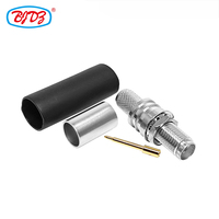 Reverse Polarity SMA Female Jack for LMR240 H155 RG59 RG8X RF Coaxial Cable Connector 0-6GHz