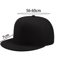 Grosir topi Snapback pinggiran datar polos topi promosi 6 Panel akrilik kosong dewasa dapat disesuaikan dengan logo Anda