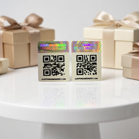 Autocollant holographique de sécurité avec code-barres, code QR, numéro de série, protection anti-contrefaçon de la marque