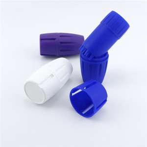 Mini Barrel-shaped Plastic Grinder Jar 3 Part Design Manual Herb Grinder 45*81mm Portable Tobacco Grinder Jars - Product Image 2