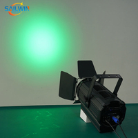 Équipement d'éclairage de scène SAILWIN, projecteur LED Fresnel 300W DMX512 4 en 1 RGBW ZOOM pour théâtre, fête, événement