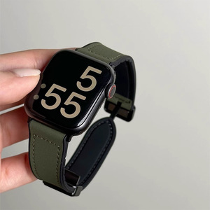 Correa para <span class=keywords><strong>iWatch</strong></span> con diseño de piel de caballo salvaje, cierre magnético, transpirable. - Product Image 6