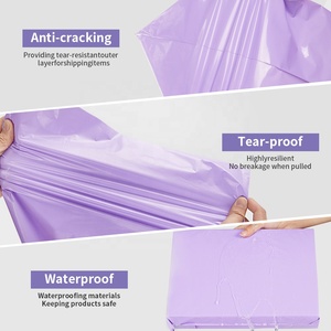 Sacs express en polyéthylène violet RUIQI, sacs logistiques auto-scellants, sacs d'emballage de marchandises, sacs de transport résistants aux déchirures - Product Image 3