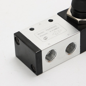 Vanne à levier manuelle Nt Tsv66522, port 1/4 po, 0,8 Mpa, commande pneumatique, 2 positions, 5 voies - Product Image 2