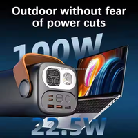 Batterie externe 100W avec logo personnalisé, affichage numérique, sortie Type C, charge rapide, 60000mAh pour ordinateur portable, support de chargeur portable