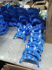 동물 디자인 어린이 스노클링 세트 180도 파노라마 안전 누수 방지 안티포그 드라이탑 풀페이스 스노클 마스크 자외선 차단 - Product Image 4
