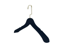 Cintres en plastique noir mat personnalisés avec logo pour vêtements de marque, cintres pour vêtements avec technique d'injection pour les boutiques de vêtements