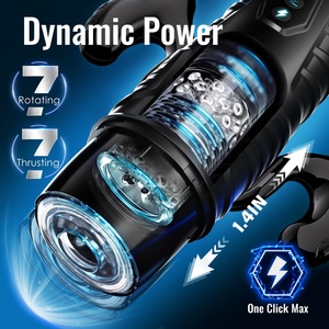 Masturbador Masculino, Juguetes Sexuales para Hombres, Juguete Adulto Interactivo con IA, Modos de Rotación con Asa, Máquina Sexual de Bolsillo con Vagina Artificial, Manos Libres - Product Image 5