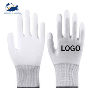 Precio de fábrica Personalizable 15 + años Protección DE TRABAJO Equipo de jardinería Función antideslizante Guantes 30g-70g Guantes de algodón de látex - Product Image 2