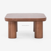 Table basse en bois au design moderne et élégant, finition naturelle, pour la maison, les hôtels, les villas, meubles décoratifs