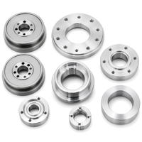 Pièces tournées CNC sur mesure en acier inoxydable, disque à bride, disque rotatif, haute précision, tolérance 0,01~0,05 mm, automobile et médical OEM