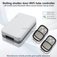 Interruptor de Control Remoto Inalámbrico WiFi Tuya RF 433mhz AC 220V para Motor Tubular, Compatible con Alexa, para Persianas Enrollables y Garajes