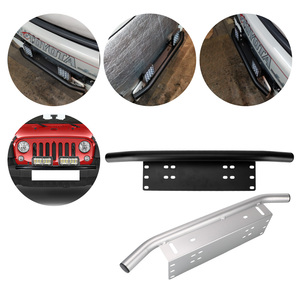 Aluminum Off Road LED <b>Frame</b> Holder Front Bumper <b>License</b> Plate SUV Lamp Holder Universal Mount Bracket - Product Image 4