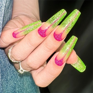 Bộ sơn móng tay DANNY COLL Fluorescence Sparkly Shine 8 màu, bộ sơn gel phản quang neon - Product Image 5