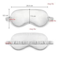 Penutup Mata Satin Lembut Grosir OEM dengan Tali Elastis, Penutup Mata Malam Hari, Penutup Mata Sutra Satin, Masker Tidur untuk Perjalanan