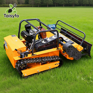 농업 임업 장비 DIY 산업용 원격 제어 크롤러 로봇 삽 제로턴 디젤 단기통 - Product Image 1