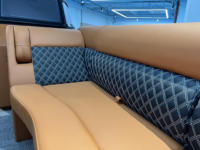 Kinocean Nouveauté : Bateau ponton avec design de clôture en fibre de verre, kits de bateaux pontons à vendre