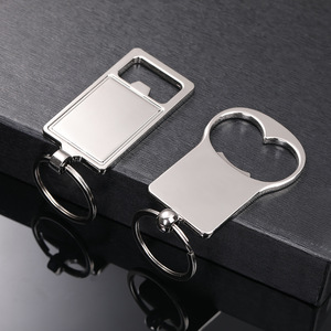 Ouvre-bouteille en métal personnalisé en acier inoxydable gravé porte-clés en alliage de zinc cadeau de mariage personnalisé porte-clés promotionnel - Product Image 5