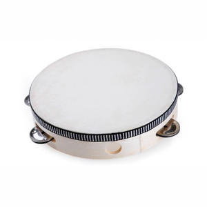Tambourin à main en gros avec grelots, instrument de percussion pour jeux de fête - Product Image 3