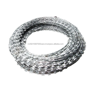 Alambre de púas BTO-12, alambre de unión de acero inoxidable galvanizado en caliente para seguridad agrícola y antiescalada - Product Image 1