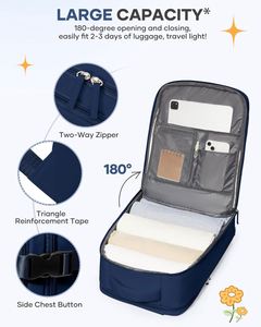 Sac à dos de randonnée ultraléger 20L, pliable, compact, avec fermeture éclair, bretelles réglables pour les voyages et les activités de plein air - Product Image 6