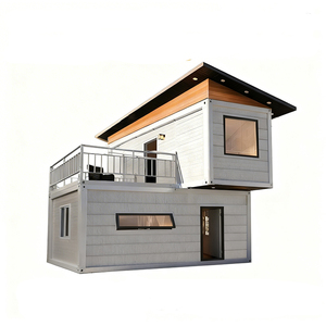 Maison préfabriquée pour adultes, maisons préfabriquées pour vivre, maison pliable, modulaire, mobile, portable, 2 étages, 5 chambres - Product Image 1