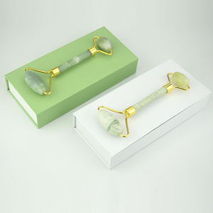 Rullo di lifting facciale massaggiatore di bellezza massaggio viso Anti invecchiamento strumenti per la cura della pelle rulli di giada - Product Image 6